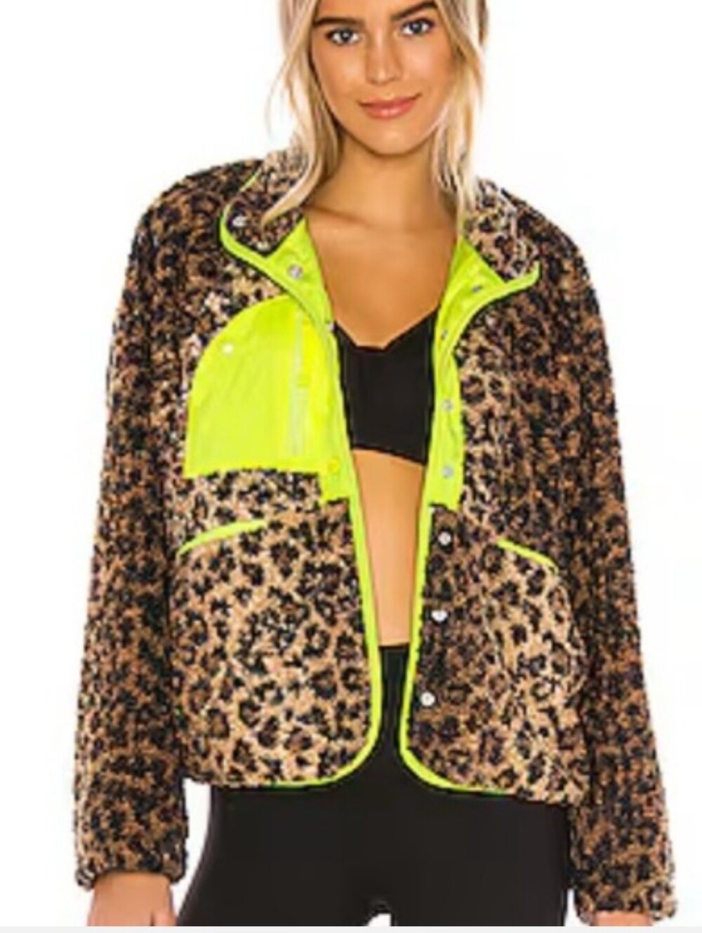 Free People Movement Queen Of The Jungle Leopard Jacket